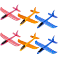 Miniatyrbild 1 av 6: 6-pack skumflygplanleksaker kastar skumflygplan glidflygplan för utomhusaktiviteter sportleksak födelsedagsfestgåvor