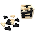 Miniatyrbillede 4 af 5: Træpuslespil 3d Tetris Geometrisk Intellektuelt Puslespil Til Børn Og Voksne
