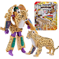 Miniatyrbild 1 av 2: Pedagogisk transformerande robotdjur Actionfigur Leksak Present till barn Småbarn Djurfigurer Modell Transformationsleksak (FMY) Cheetah