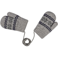 Miniatyrbild 6 av 7: Baby Toddlers Varm Vantar Magic Stretch Vantar Handskar på Snöre Pojkar Flickor Stickade Vantar Tjockna Fleece Foder Nyfödda Vantar Hel Finger Vantar
