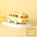 Miniatyrbild 4 av 5: Bärbar vattenkopp i bussform, bilhalmvattenkopp, bussvattenflaska Kawaii bilhalmvattenkopp Yellow
