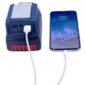 Miniatyrbillede 2 af 5: Til Bosch Gaa18-24 Usb-adapter Med Indikatorlys Til 14,4-18v (hy)