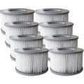 Miniatyrbillede 1 af 5: 8 X Premium Kvalitets Udskiftningsfilterpatroner Til Mspa Boblebade & Spabade - Snngv