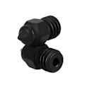 Miniatyrbillede 6 af 11: Hærdet stål 0,2 0,4 0,6 0,8 3D-printerdyse til Ender3 5Pro/ Ender3V2/CR6SE/CR10 Printdyser 2STK 0.4mm