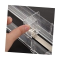 Miniatyrbillede 4 af 5: 4 stk. Pushers Clear Display Case Dispenser Bil Hud Showcase Rack Cigarrette Display Hylder Auto-pus