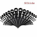 Pikkukuva 1 / 5: Punk Tapers Kit Plugs Stretching Set Tunnel Ears Expansion 50 Pcs