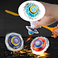 Miniatyrbild 3 av 5: 1 set snurrande topp leksak klassiska anime element anti-scratch roterande rolig gyroskop leksak för underhållning Yellow