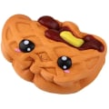 Miniatyrbillede 4 af 5: Chokolade Kage Emoji Kawaii Langsomme Trin Squeeze Legetøj Langsomt Stigende Squishies Anti-stress Legetøj Til Børn Voksne (11,5 * 11,5 * 3 Cm) Pakke Af