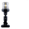Miniatyrbilde 1 av 5: Hvit LED nedfellbar båt akterlys båt ankerlys for pontong og fiskebåt (6)