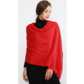 Miniatyrbilde 5 av 5: Dames Sjal Pashmina Sjal og Wraps til Bryllup Sjal til Kvinner Vinter(Rød)