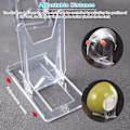 Miniatyrbild 4 av 7: 12 st transparenta displayställ av plast, justerbara displayställ av klar akryl, multifunktionella displayhållare