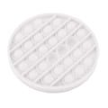 Miniatyrbild 2 av 5: Bubble Popping Push Press Fidget Sensorisk Leksak Stress Relief Olika färger Rund Vit