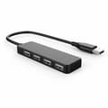 USB-hubb, USB-splitter, 4-portars USB-adapter, USB-förlängningskabel för laptop