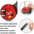 Miniatyrbillede 4 af 5: 300db Super Tog Horn 12v 300db Super Tog Horn Til Lastbiler Suv Bil Båd Elektrisk Horn Motorcykler Høj Tog Horn,xiang Chong Ya Ying