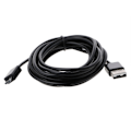 Miniatyrbilde 3 av 11: 283cm/9.28ft Micro USB-strømkabel for PS4-kontrollerlading Kabel Linje Micro USB-ladekabel Svart Svart