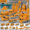 Pikkukuva 1 / 5: Magneettinen muuntuva insinööriauto, koottavat lelut Project 26 pieces