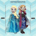 Pikkukuva 4 / 5: Frozen-pehmolelut, 40 cm:n Elsa-nukke ja Anna-nukke syntymäpäivälahjaksi Elsa