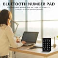 Miniatyrbillede 2 af 5: Bluetooth Nummertastatur, Trådløs Bluetooth 22 Multifunktion Numerisk Tastatur Udvidelser Til Bærbar/des