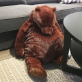 Miniatyrbillede 3 af 5: Simuleret Djungelskog Brunbjørn Kæmpe Pludselig Teddybjørn Legetøj Fyldte Dyr Blød Pude Pige Børn Fødselsdagsgave about 40cm