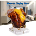 Miniatyrbilde 5 av 5: Fossil Display Stand - Metallarmstativ Easel Med Transparent Base, Passer Til Ametyst Fossiler Geo Specimen Samleobjekter Steinholder
