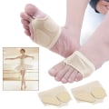 Miniatyrbillede 2 af 6: 2 stk. forfodsindlæg tåpude til kvinder mavedans forfod smertelindring sokker pudebetræk poter metatarsal fodpude Complexion S