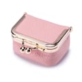 Miniatyrbillede 2 af 3: Ægte Læder Mini Smykkeskrin Pink