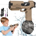 Miniatyrbillede 1 af 5: Elektrisk vandpistol til voksne og børn - Automatisk vandpistol med lang rækkevidde - Sommer vandsport vandlegetøj