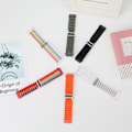 Miniatyrbillede 5 af 5: Udskiftningsarmbånd til Coros Pace 2 / Coros Apex 42mm, 20mm Universal Nylon Justerbar Urrem Orange