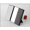 Miniatyrbillede 2 af 3: Unikt Tri-Fold Kosmetisk Makeup Spejl Rejse Make Up Spejl - Sort