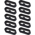 Miniatyrbilde 1 av 4: 10 stk. Remstropp for håndledd, kompatibel med Garmin Vivoactive 3 & Music Secure Silikonring - (svart)