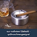 Miniatyrbillede 3 af 5: Askebæger, vejrbestandig, kreativ askebæger i rustfrit stål