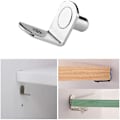 Miniatyrbild 5 av 5: Sl Hardware Tillbehör Partition Spikar Garderob Fixering Fäste, 6cm Pelare Hylla Stöd L-formad Partition Stöd Tillbehör Bord Förstärkning