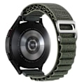 Miniatyrbillede 1 af 5: Udskiftningsarmbånd til Coros Pace 2 / Coros Apex 42mm, 20mm Universal Nylon Justerbar Urrem Green