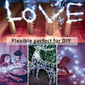 Miniatyrbillede 2 af 7: Flaske Lys, 2M 20 LED Prop Lys til Flasker, Fe Lys Batteridrevet, 6stk LED Flaske Lys til Jul DIY Bord Midtpunkter Dekoration Cool White