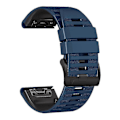 Miniatyrbillede 2 af 5: Til Garmin Tactix Delta/enduro Horisontale Striber Silikone Udskiftningsurrem Armbånd Multicoloured D