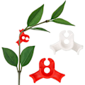 Miniatyrbillede 2 af 5: 20 stk. Planteklemmebøjere til blomster, vinstokke, grene, lavt tryk
