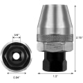 Miniatyrbilde 4 av 5: 3/8\" Dr ødelagt bolt / Stud Remover Extractor for å trekke ut 6 -12mm ødelagt skruefjernerverktøy