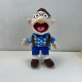 Miniatyrbild 5 av 5: Gosedjur Hattspel Leksak Pojke Flicka Cartoon Handdocka Plyschdocka Talkshow Fest H