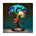 Miniatyrbilde 1 av 5: Farget Plante Serie Bordlampe Fargerik Soverom Sengeside Sopp Retro Bord Nattlampe Atmosfære