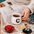 Miniatyrbilde 1 av 6: Søt keramisk Lazzy Panda-krus med 3D panda-lokk og skje 3D Panda kaffekrus koppNyhet Kaffe Te Melk Krus Gaver