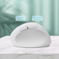 Miniatyrbillede 5 af 5: Ergonomisk Mus, Trådløs Mus Genopladelig Vertikal Mus med USB-modtager, 2,4 GHz Trådløs Mus, 6 Knapper, Justerbar DPI 800/1200/1600 White