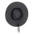 Miniatyrbilde 5 av 5: 2 stk. Kvinners Utendørs UV-beskyttelse Foldbar Solhatt Mesh Bred Langs Strandfiskehatt Med Hestehalehull dark grey