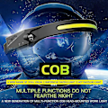 Pikkukuva 3 / 5: USB-ladattavat otsalamput, COB kirkas LED-otsalamppu taskulamppu