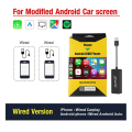 Miniatyrbilde 1 av 5: Carlinkit 5.0/4.0/3.0 Trådløs Carplay Adapter Apple Carplay Android Auto Ai Box Smart Car Wifi Bluetooth Auto Connect Plug&play Black