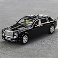 Pikkukuva 4 / 5: 1/24 seosauto malli lelut Rolls Royce Phantom Metalli painevalettu korkea simulointi limusiini ääni valo lelut lasten lahjat kokoelma Black Rolls Royce