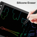 Miniatyrbilde 4 av 5: 12 tommers LCD tegnebrett bærbar digital skriveblokk LCD fargerik skjerm delvis slettbar black 8.5 inch
