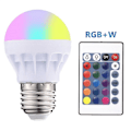 Miniatyrbilde 4 av 5: 4 stk E27 Smart Control Lamp LED RGBW Dimbar
