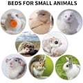 Miniatyrbild 9 av 9: 3 st smådjursbäddar av plysch, varm och fluffig valpbädd, fleece-sovmössa, marsvinsbädd, hamsterbädd, kaninmadrass för kattungar, chinchilla, ekorre