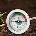 Miniatyrbillede 2 af 5: Komposttermometer - Rustfrit ståltermometer til kompostering i hjemmet og haven - 54 mm diameter C & F urskive, 500 mm temperatursonde Cisea kompost