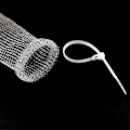 Miniatyrbilde 1 av 5: 20 stk. Lintfeller Vaskemaskin Lint Trap Snare Vaskeri Mesh Vaskemaskin Slangefilter Med 20 stk. Kabelbindere 24pcs